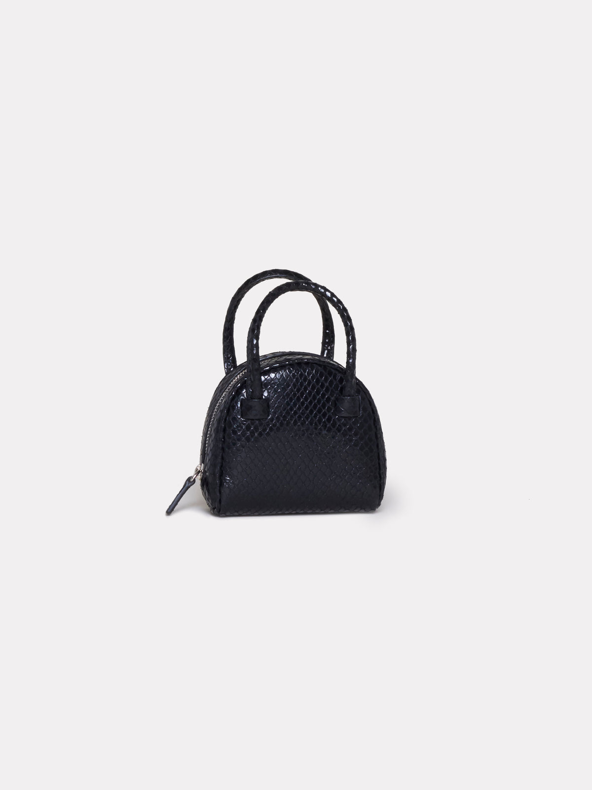 Black Python Mini Bag