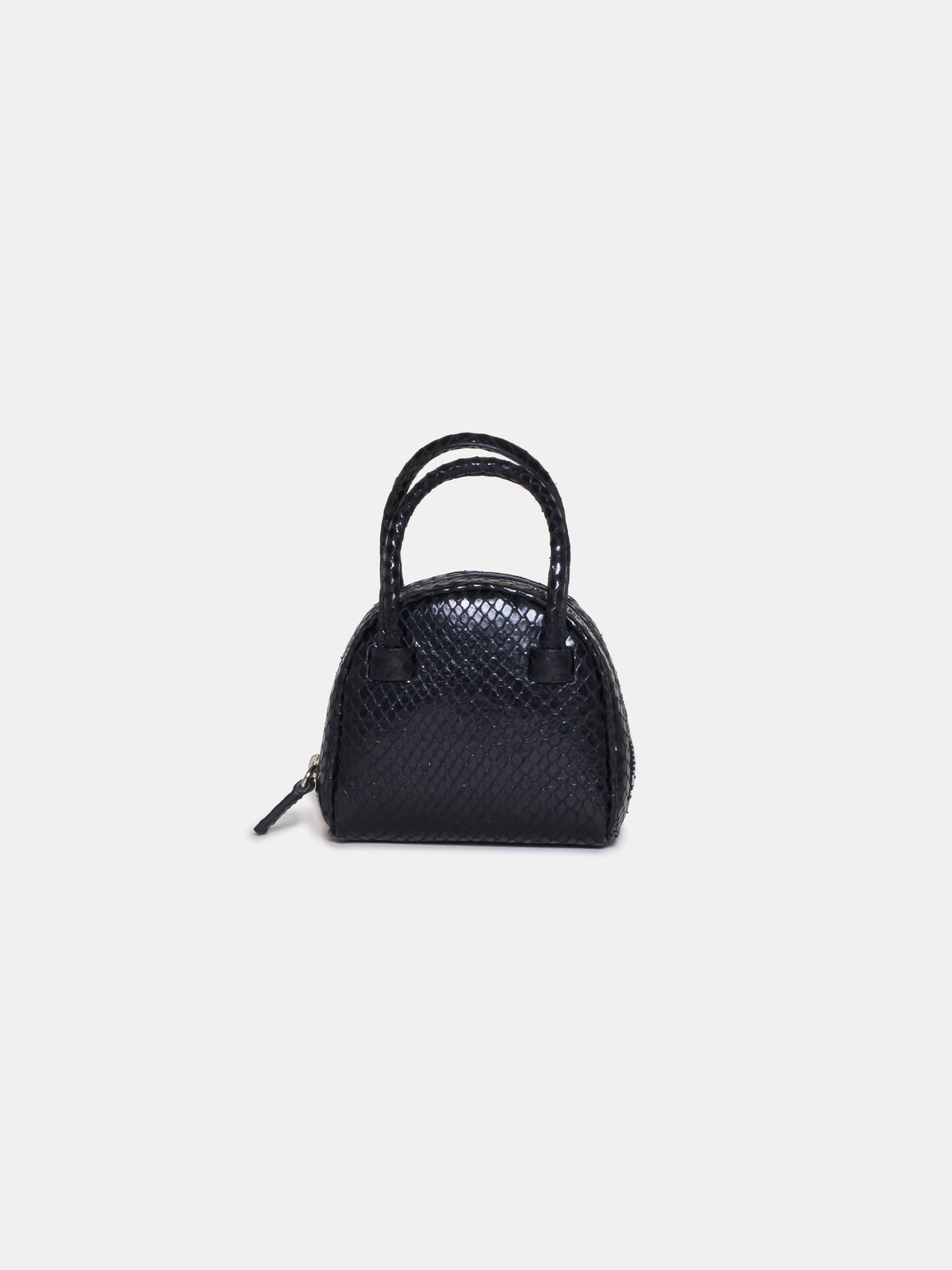 Black Python Mini Bag